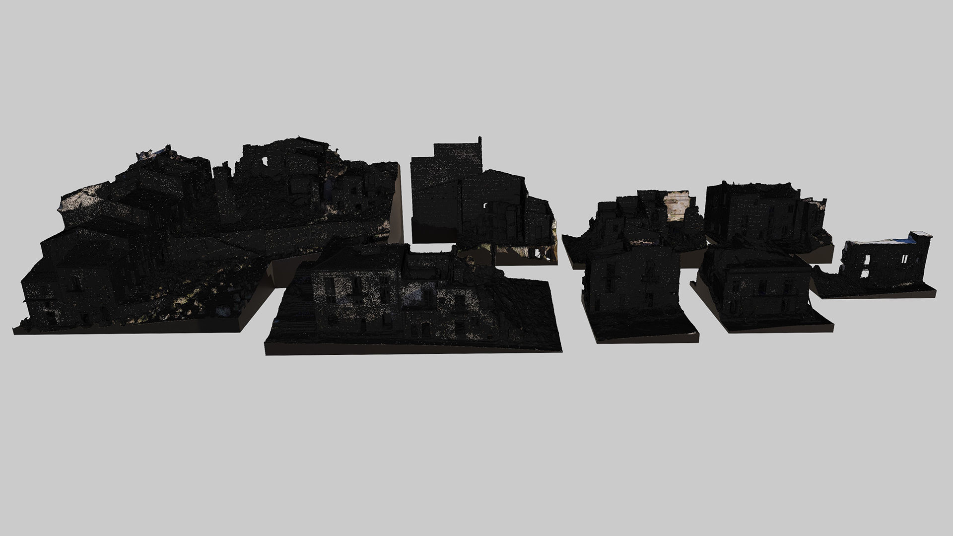 Abandoned-Buildings-Kitbash-Set-Vol1 3D model_13