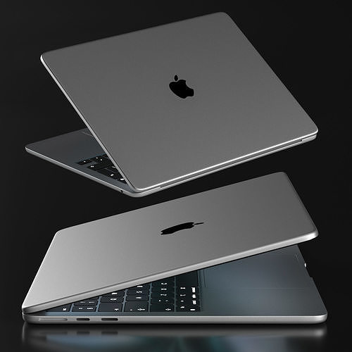 Apple MacBook Air 2022 Low-poly 3D model