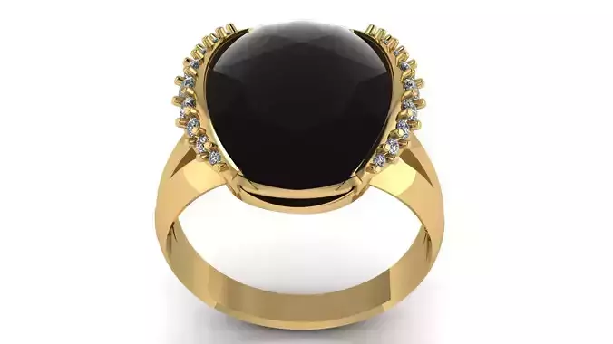 Solitaire Wedding Diamond Ring 3d Printabel Model