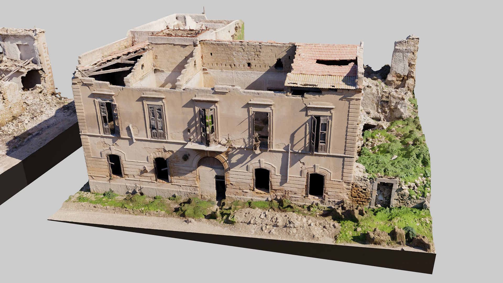 Abandoned-Buildings-Kitbash-Set-Vol2 3D model_3