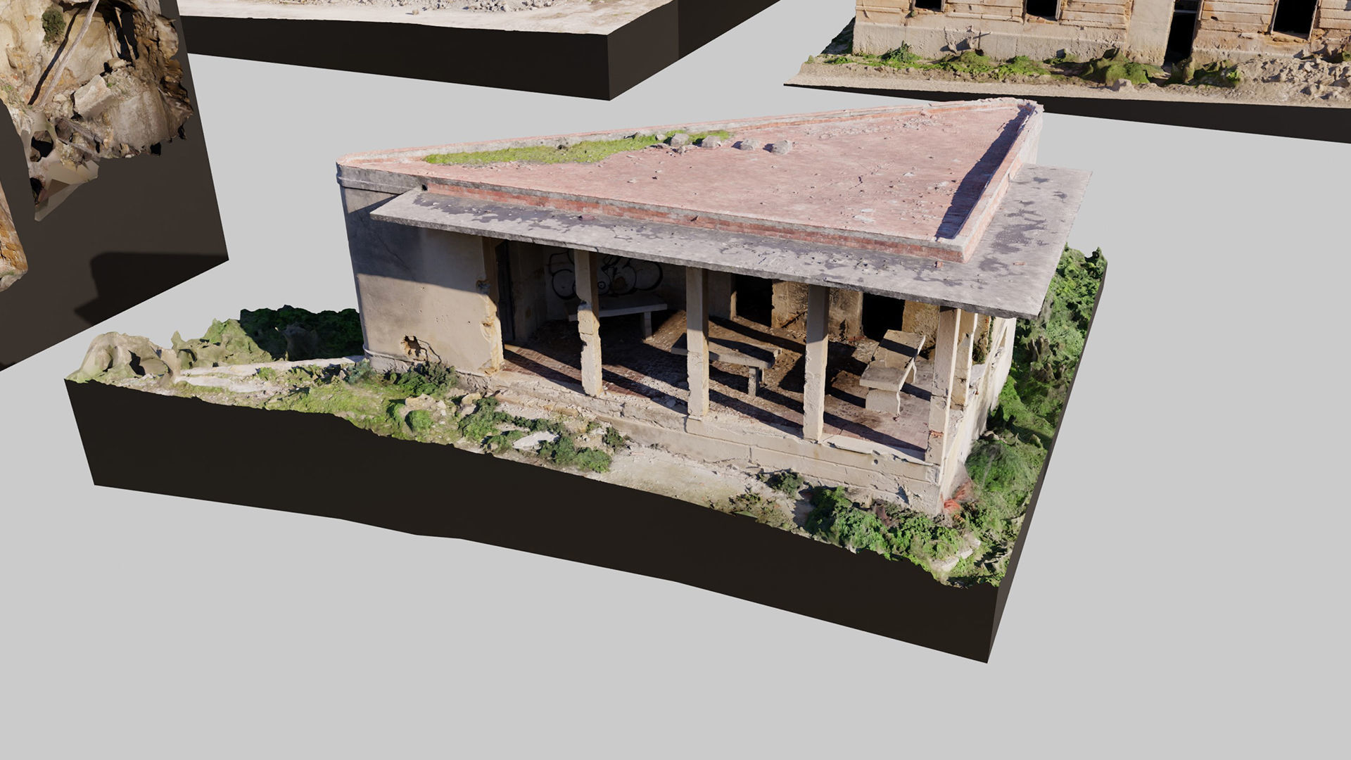 Abandoned-Buildings-Kitbash-Set-Vol2 3D model_4