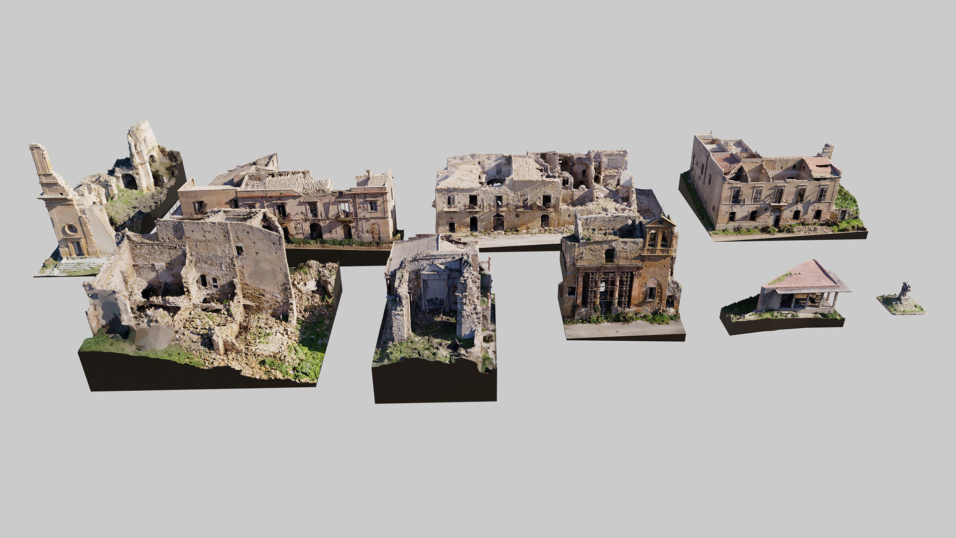 Abandoned-Buildings-Kitbash-Set-Vol2 3D model_6