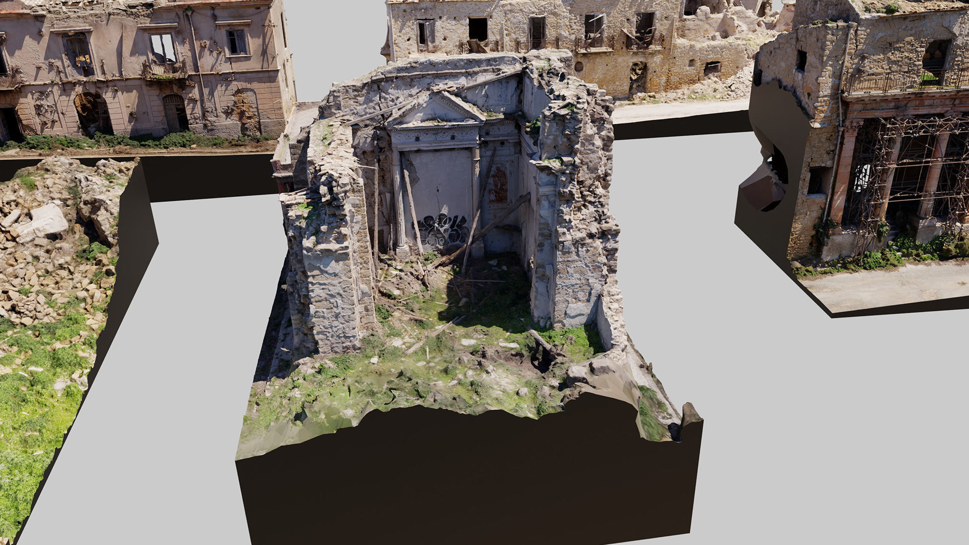 Abandoned-Buildings-Kitbash-Set-Vol2 3D model_12