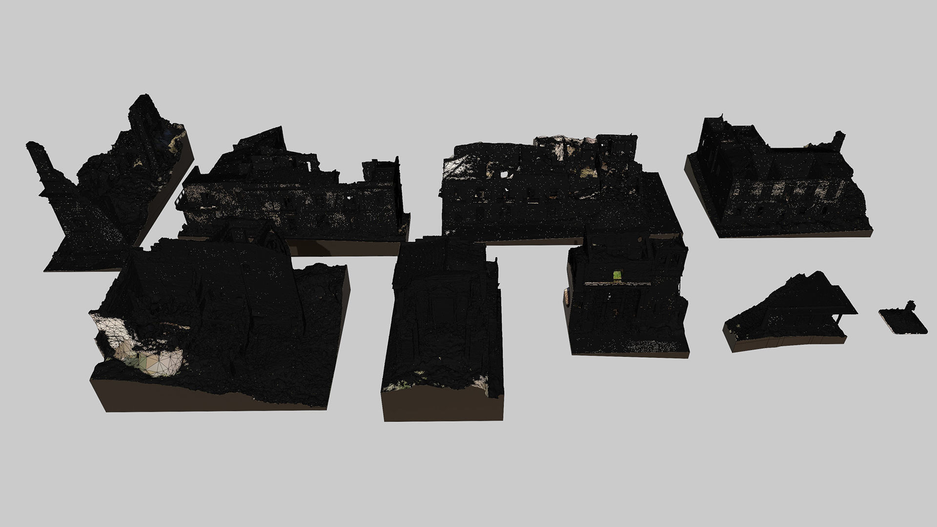 Abandoned-Buildings-Kitbash-Set-Vol2 3D model_15