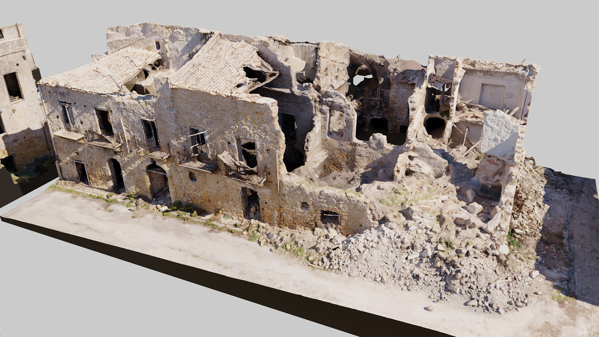 Abandoned-Buildings-Kitbash-Set-Vol2 3D model_13