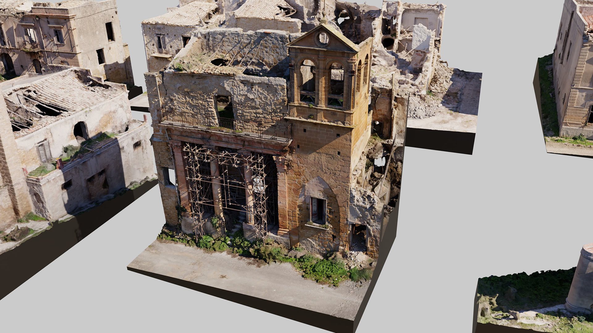 Abandoned-Buildings-Kitbash-Set-Vol2 3D model_2