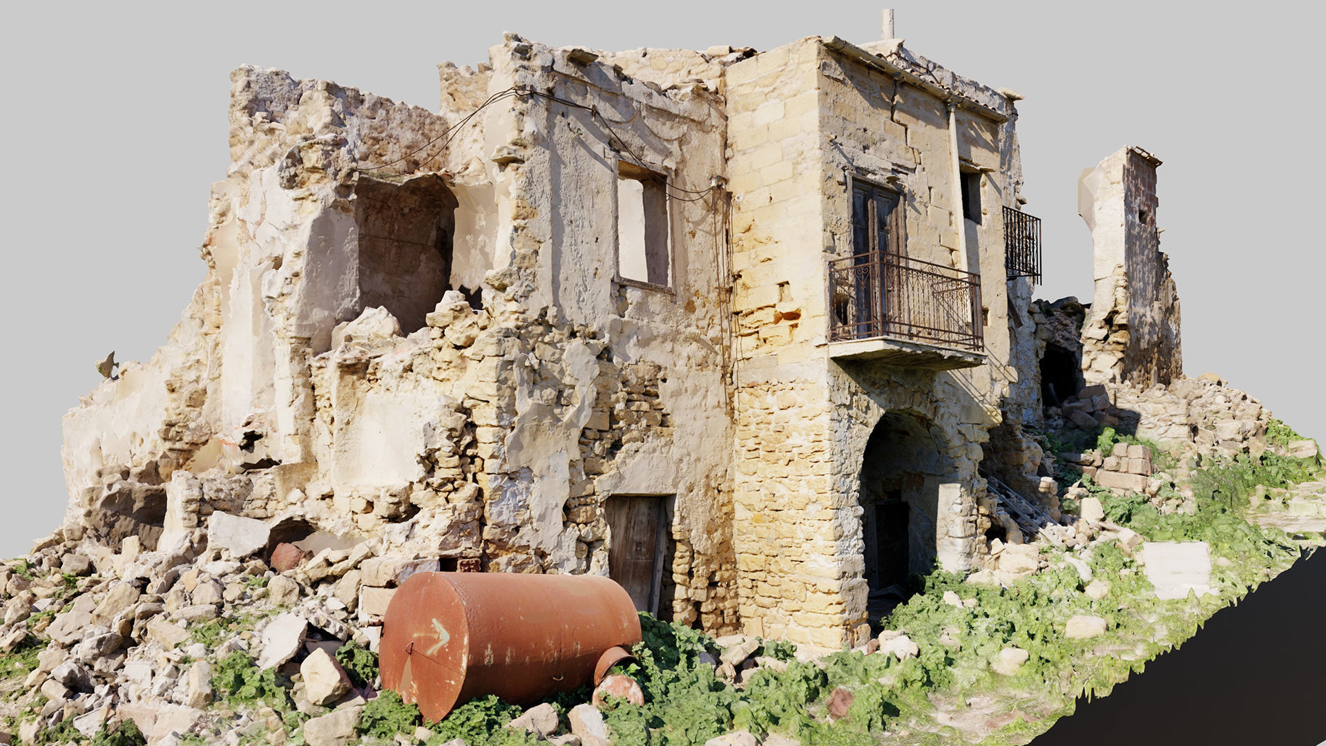Abandoned-Building-3 3D model_4