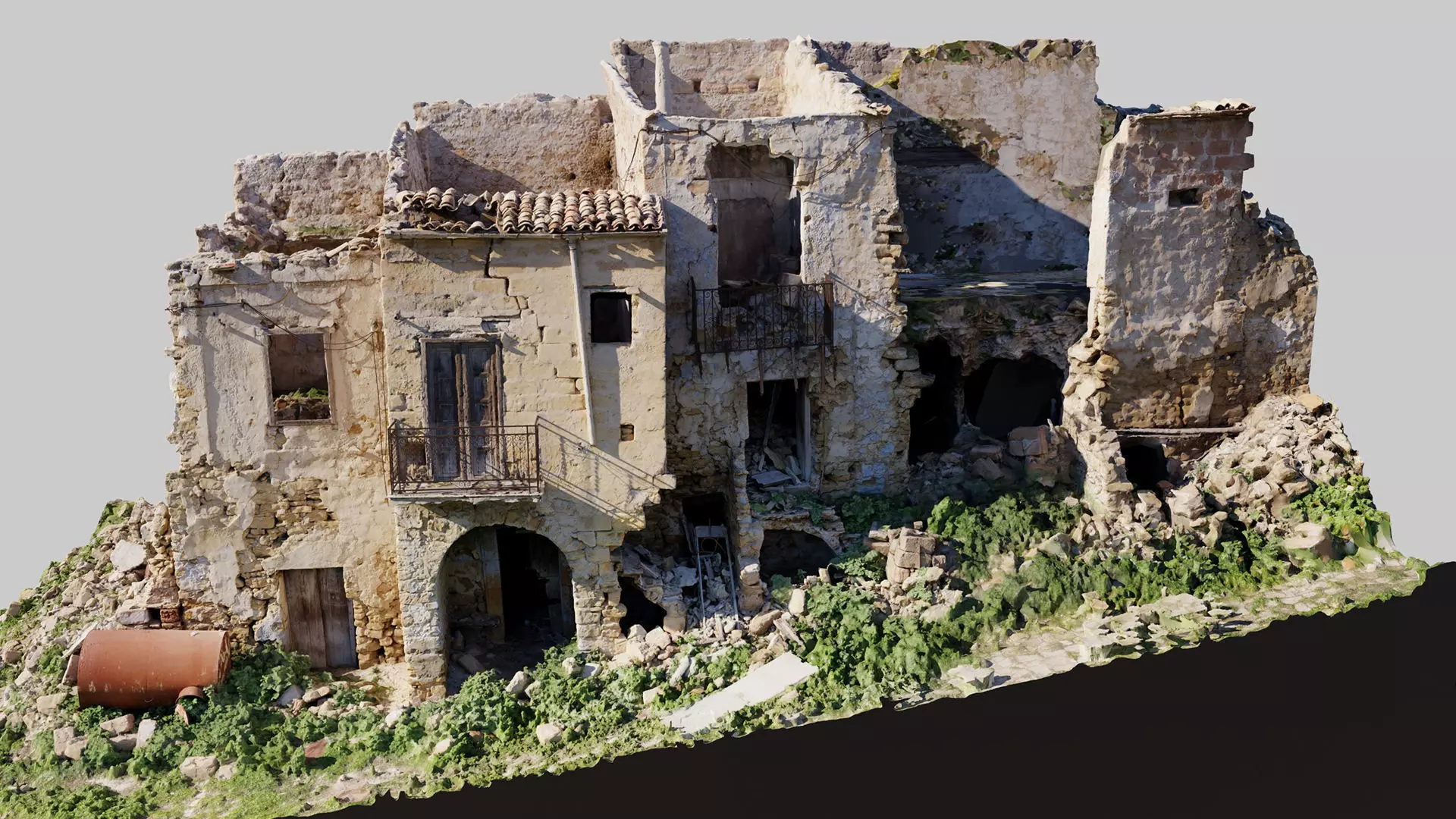 Abandoned-Building-3 3D model_0