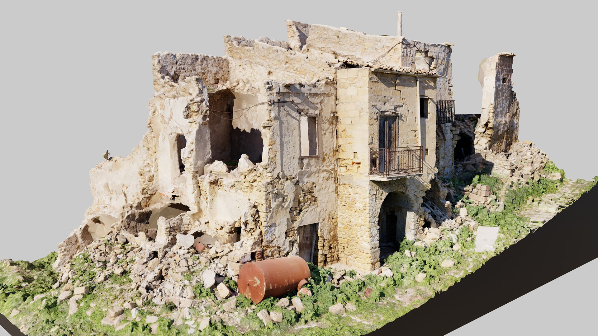 Abandoned-Building-3 3D model_2