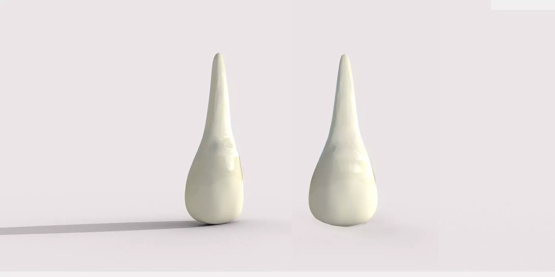 realistic tooth incisor 3D model