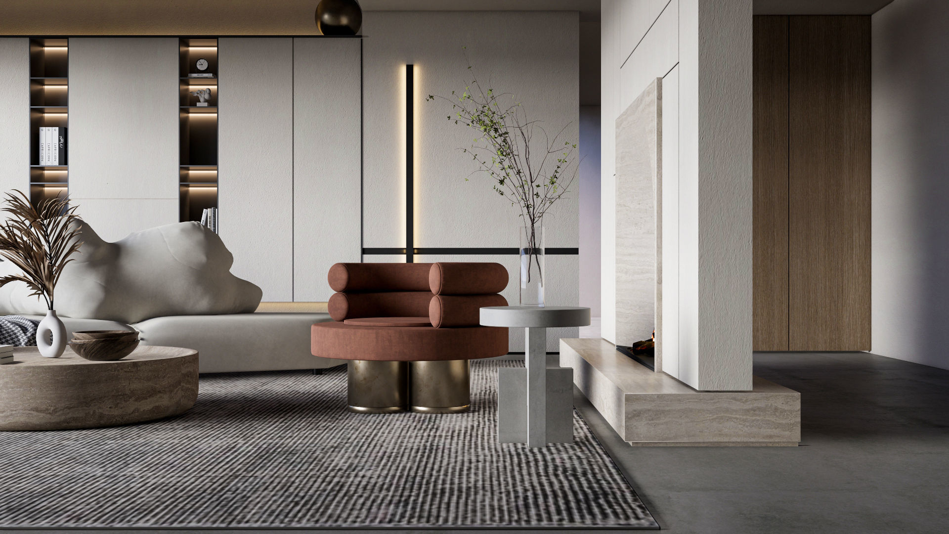 Living room 40 3D model_2