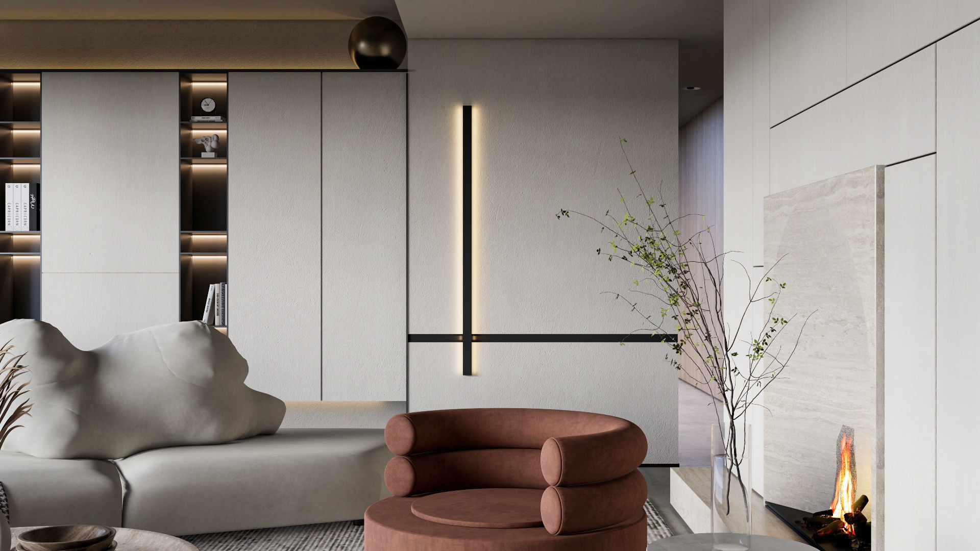 Living room 40 3D model_6