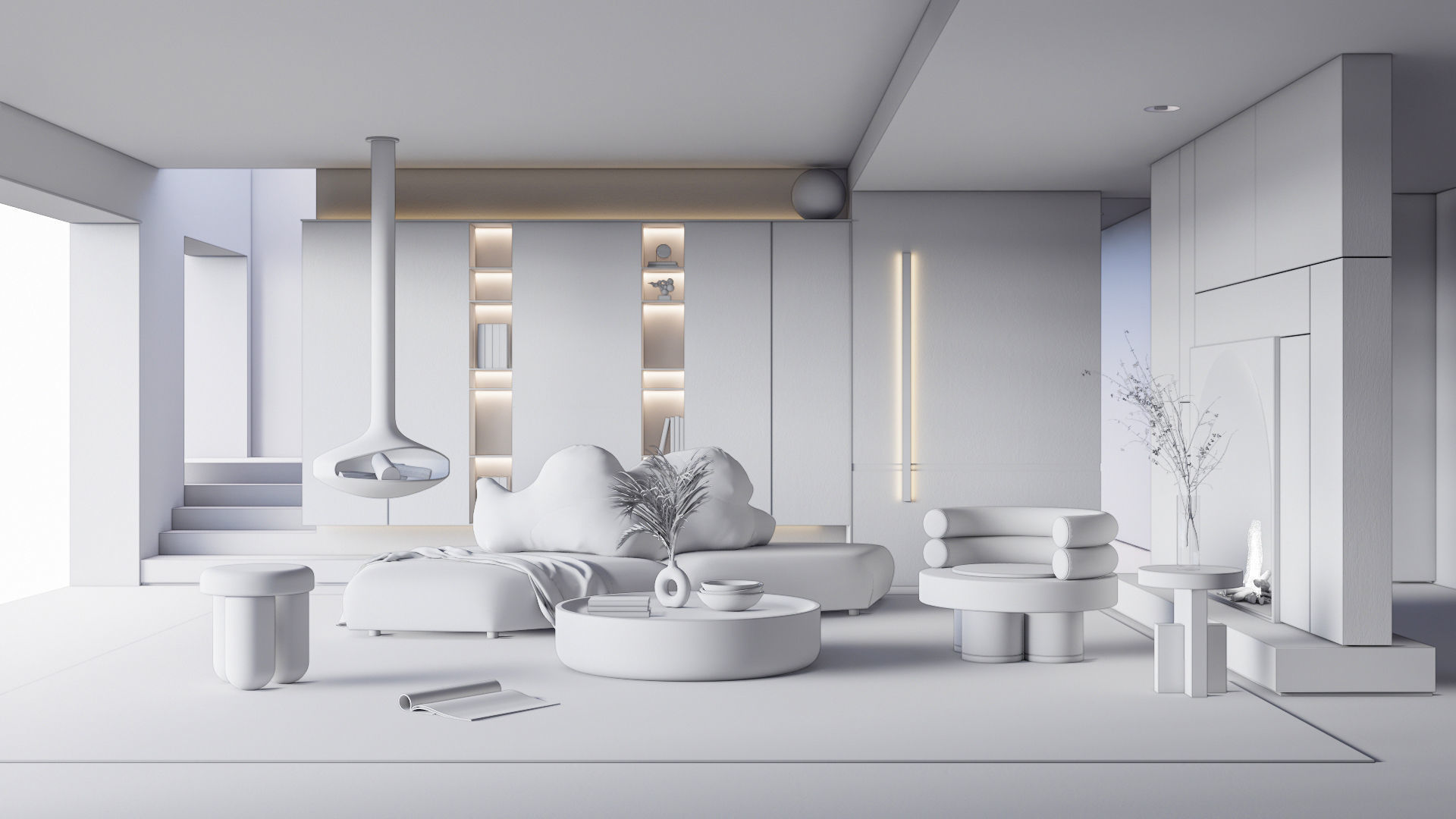 Living room 40 3D model_19