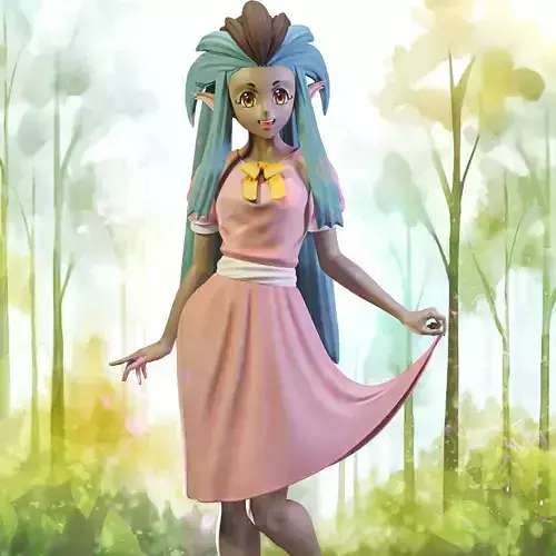 Ryo-Ohki  Tenchi Muyo 3D print model