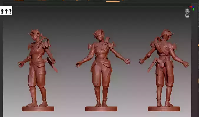 Apex Legends Alter STL and OBJ 3D print model