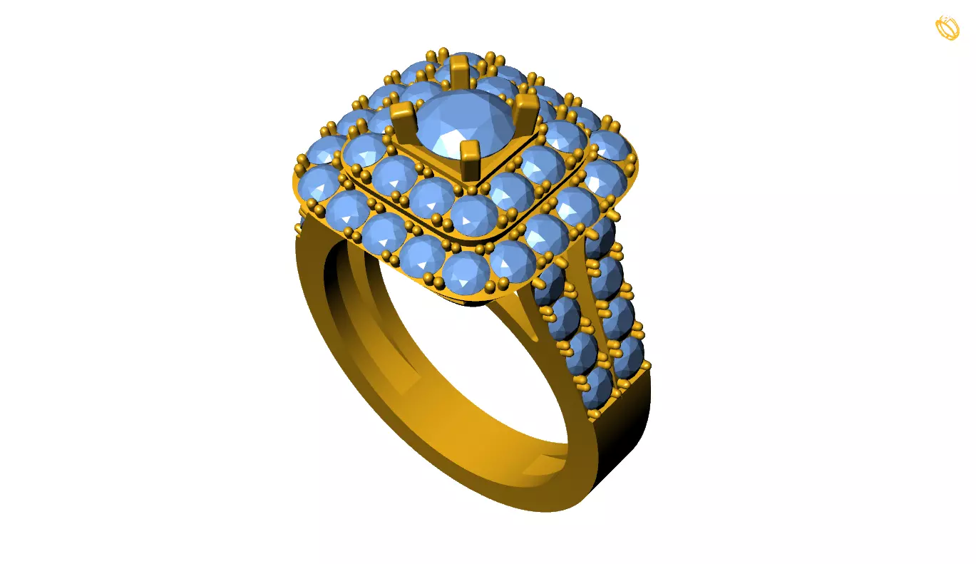 Rings 3D print model_0