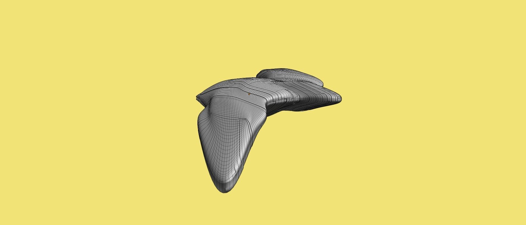 Asymmetric Spaceship 3D model_26