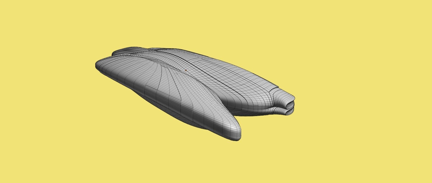 Asymmetric Spaceship 3D model_30