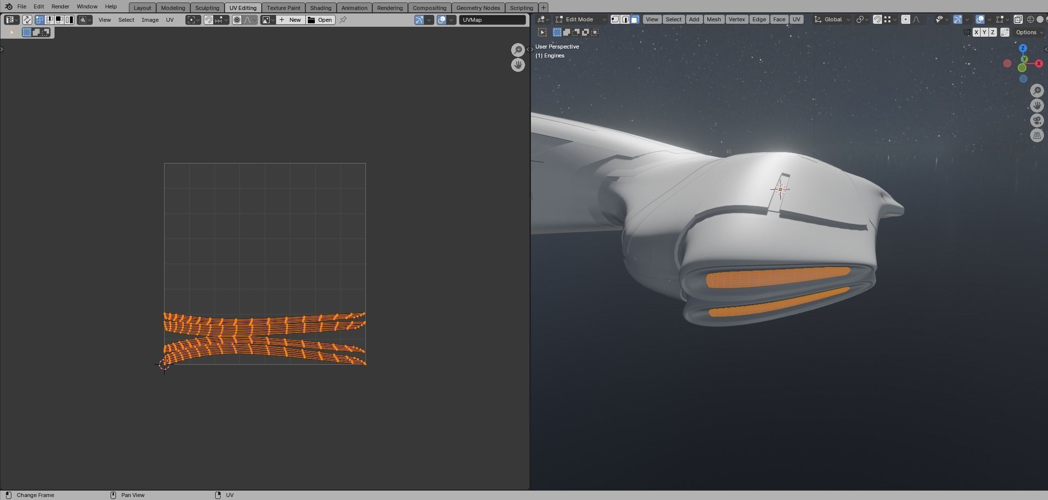 Asymmetric Spaceship 3D model_38