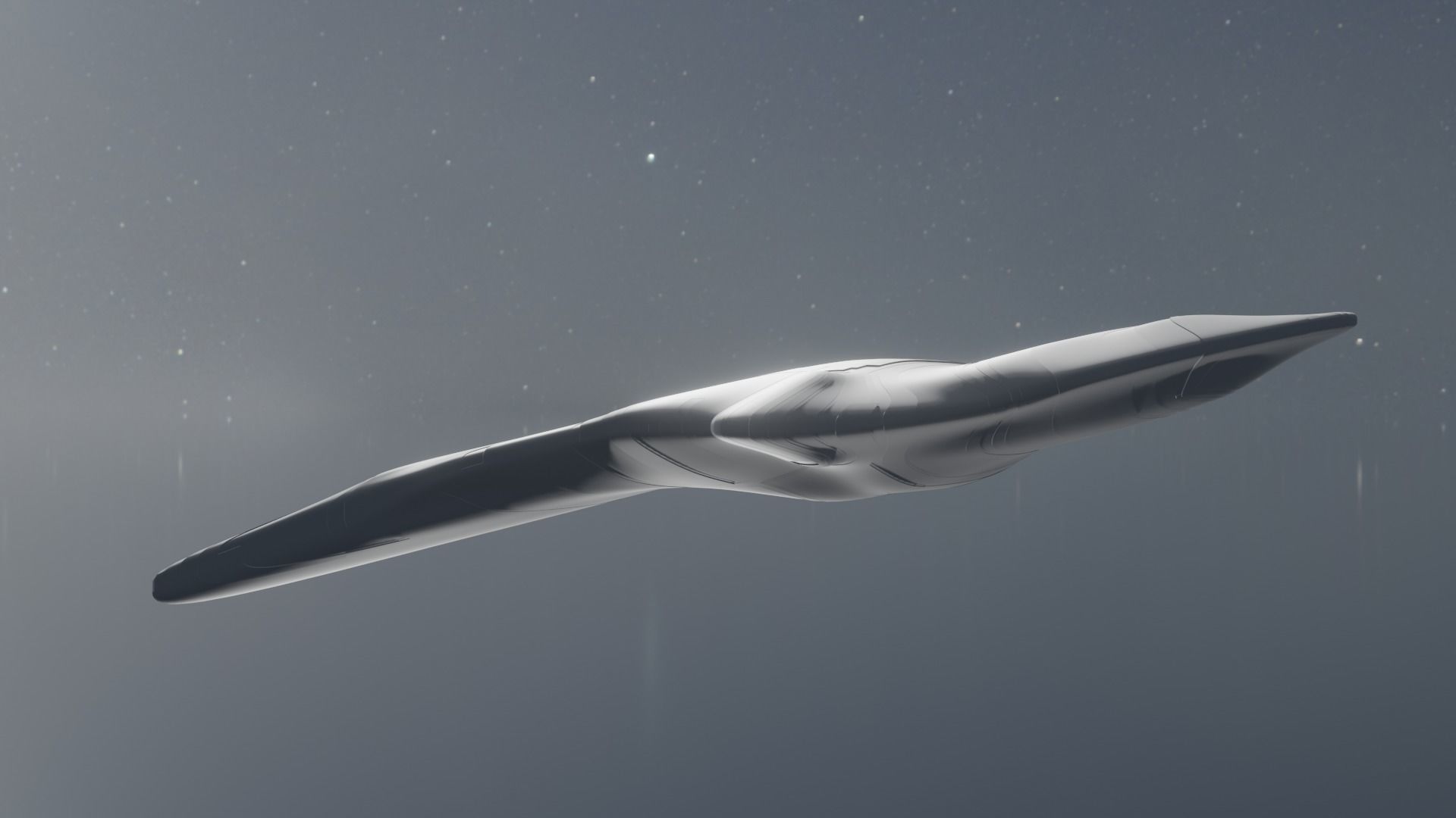 Asymmetric Spaceship 3D model_16