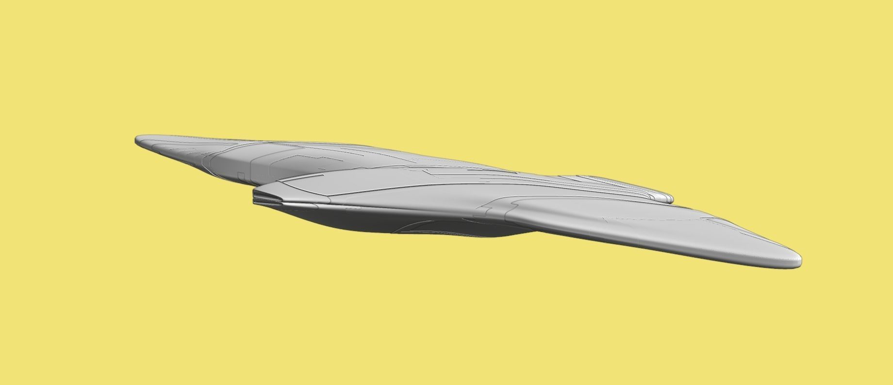 Asymmetric Spaceship 3D model_28