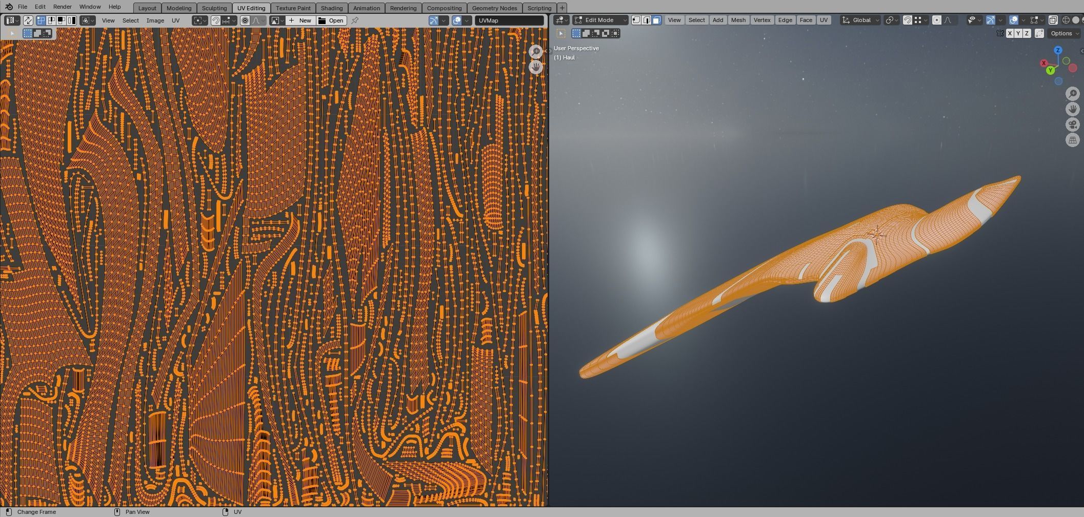 Asymmetric Spaceship 3D model_39