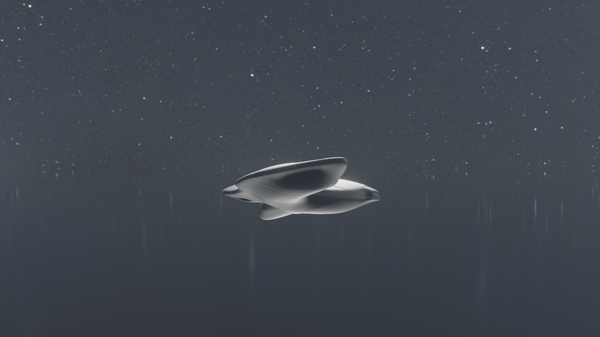 Asymmetric Spaceship 3D model_20