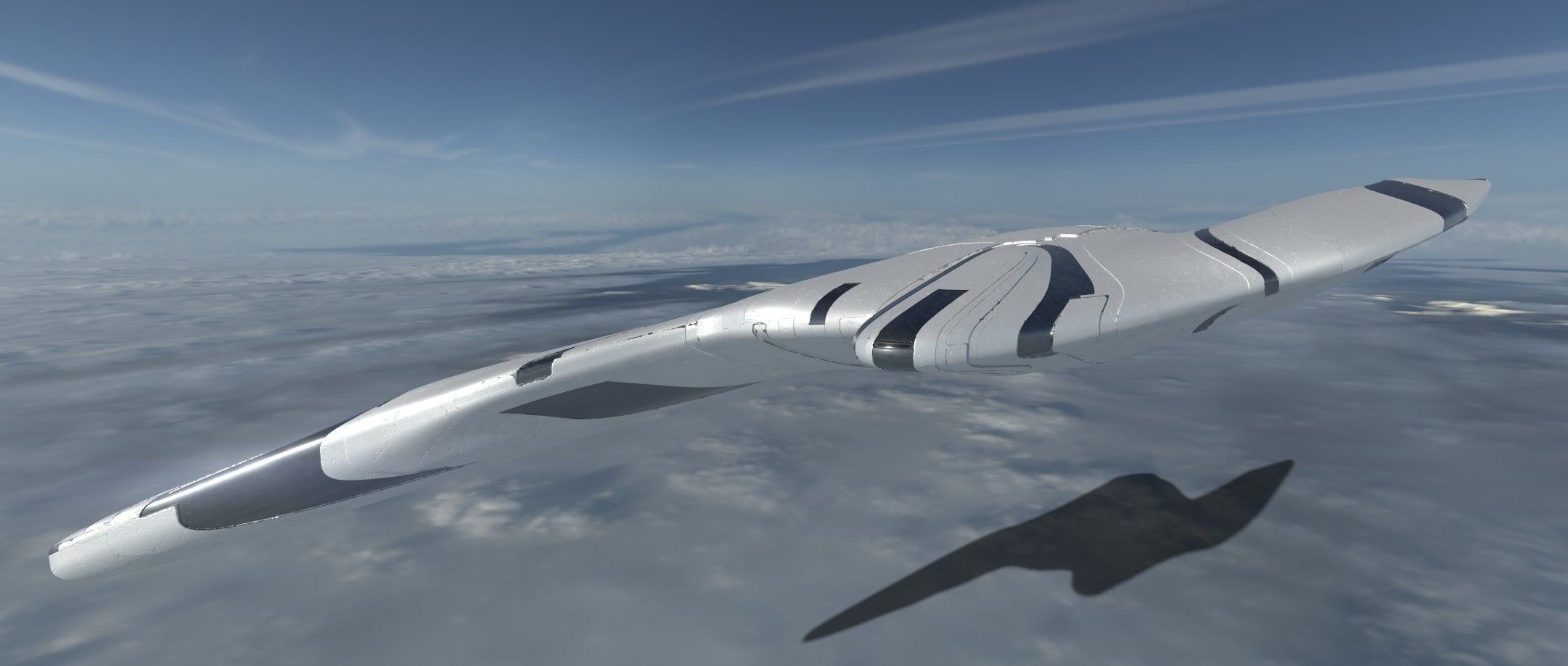 Asymmetric Spaceship 3D model_13