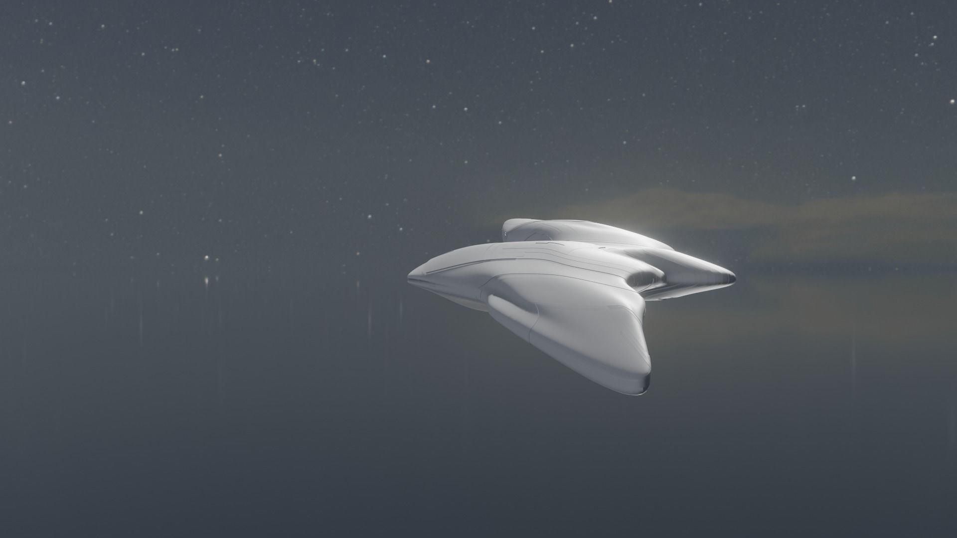 Asymmetric Spaceship 3D model_17