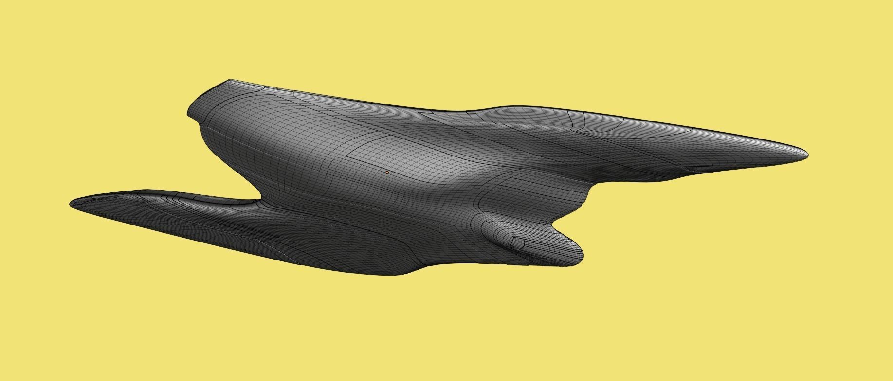 Asymmetric Spaceship 3D model_34