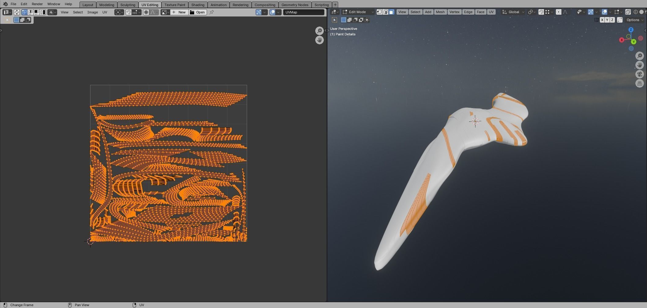 Asymmetric Spaceship 3D model_41