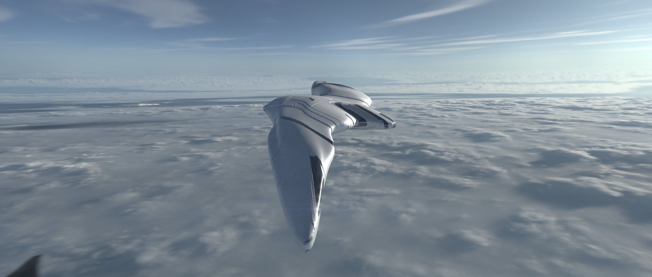 Asymmetric Spaceship 3D model_10
