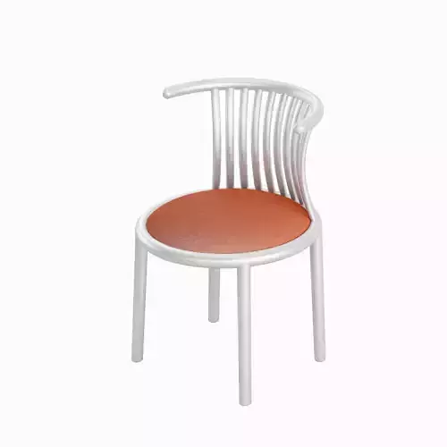 Curved Iron Chair 06