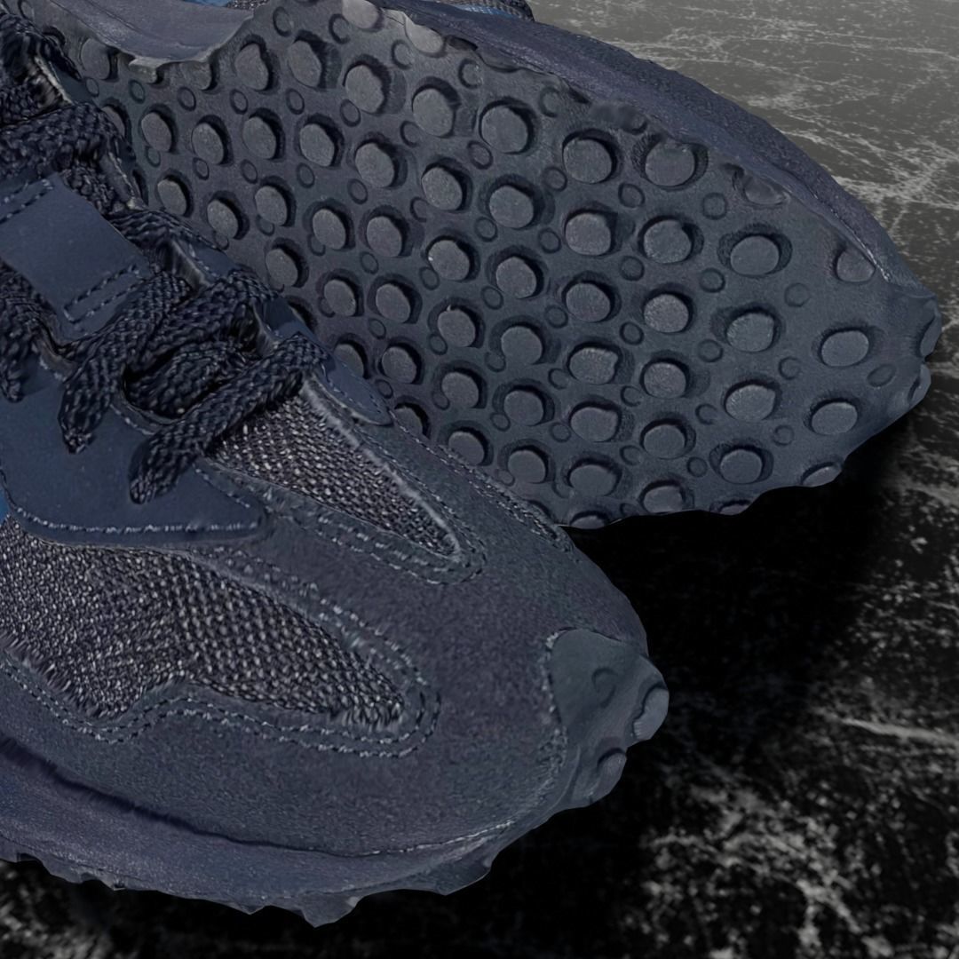 NEW BALANCE 327 3D SHOES - BLUE Low-poly 3D model_13