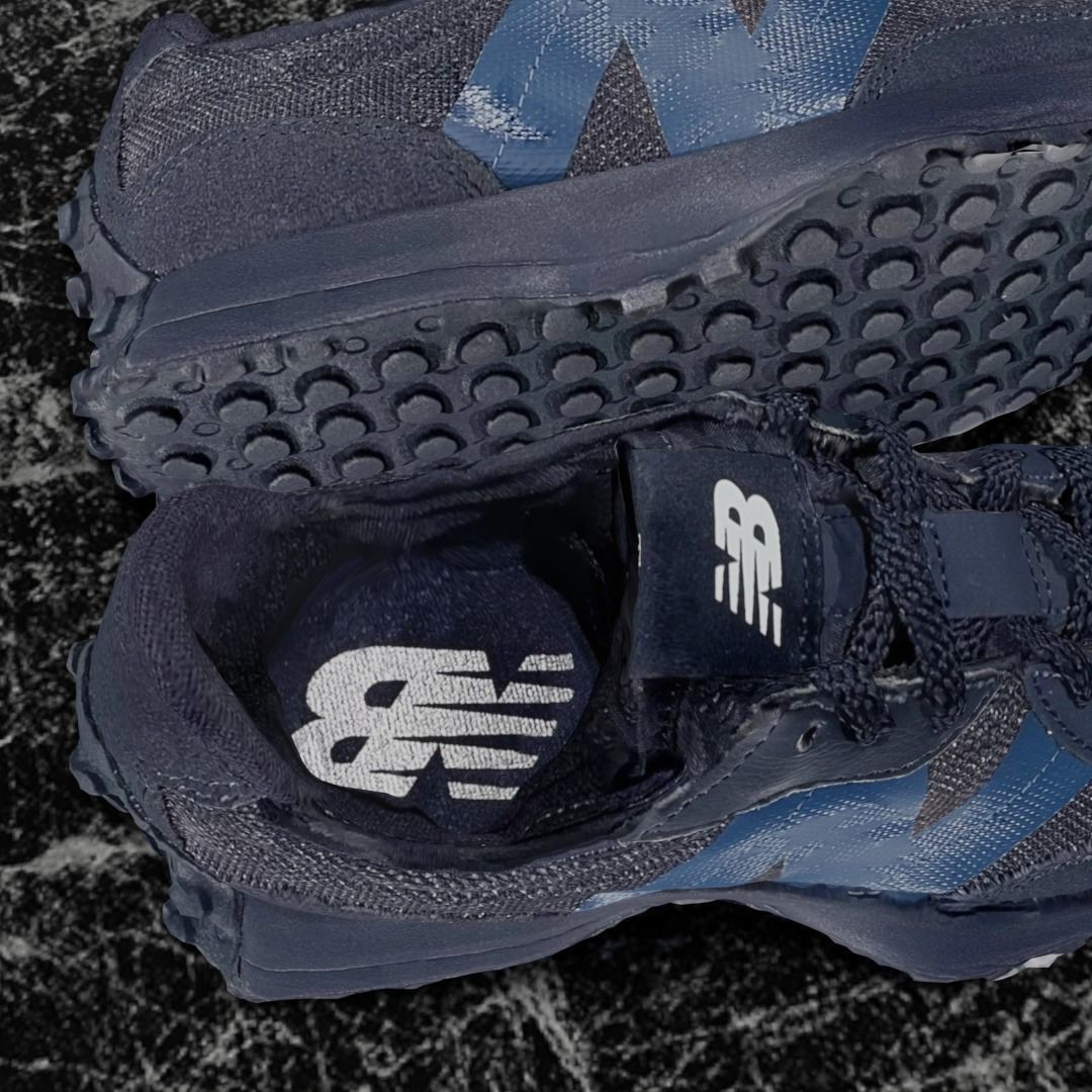 NEW BALANCE 327 3D SHOES - BLUE Low-poly 3D model_11