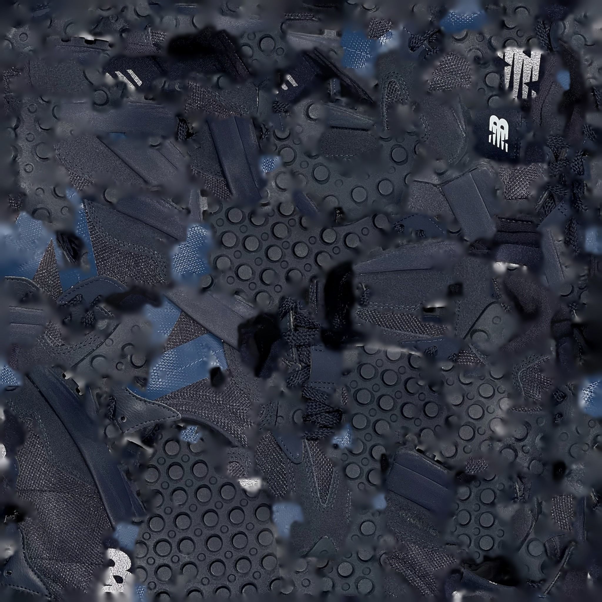 NEW BALANCE 327 3D SHOES - BLUE Low-poly 3D model_15