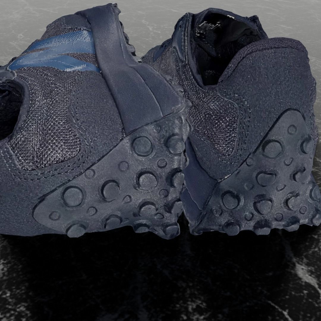 NEW BALANCE 327 3D SHOES - BLUE Low-poly 3D model_9