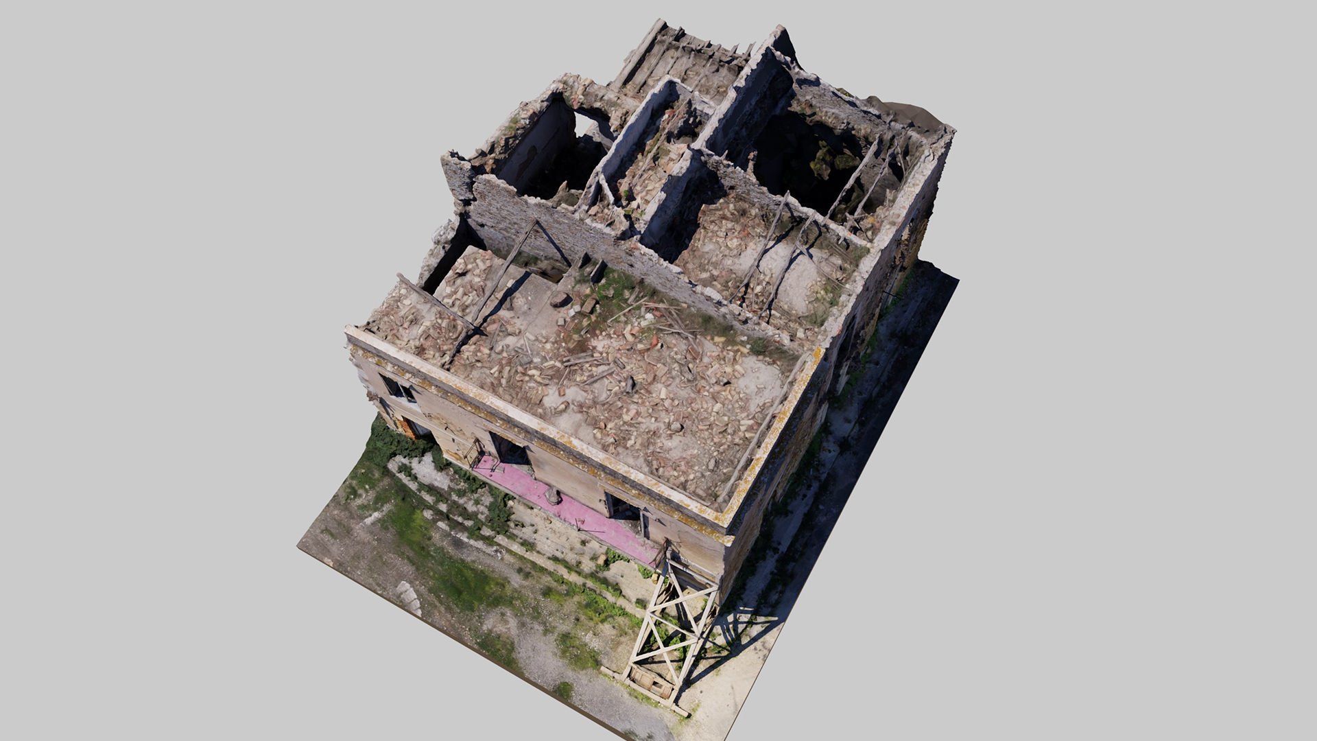 Abandoned-Building-11 3D model_2