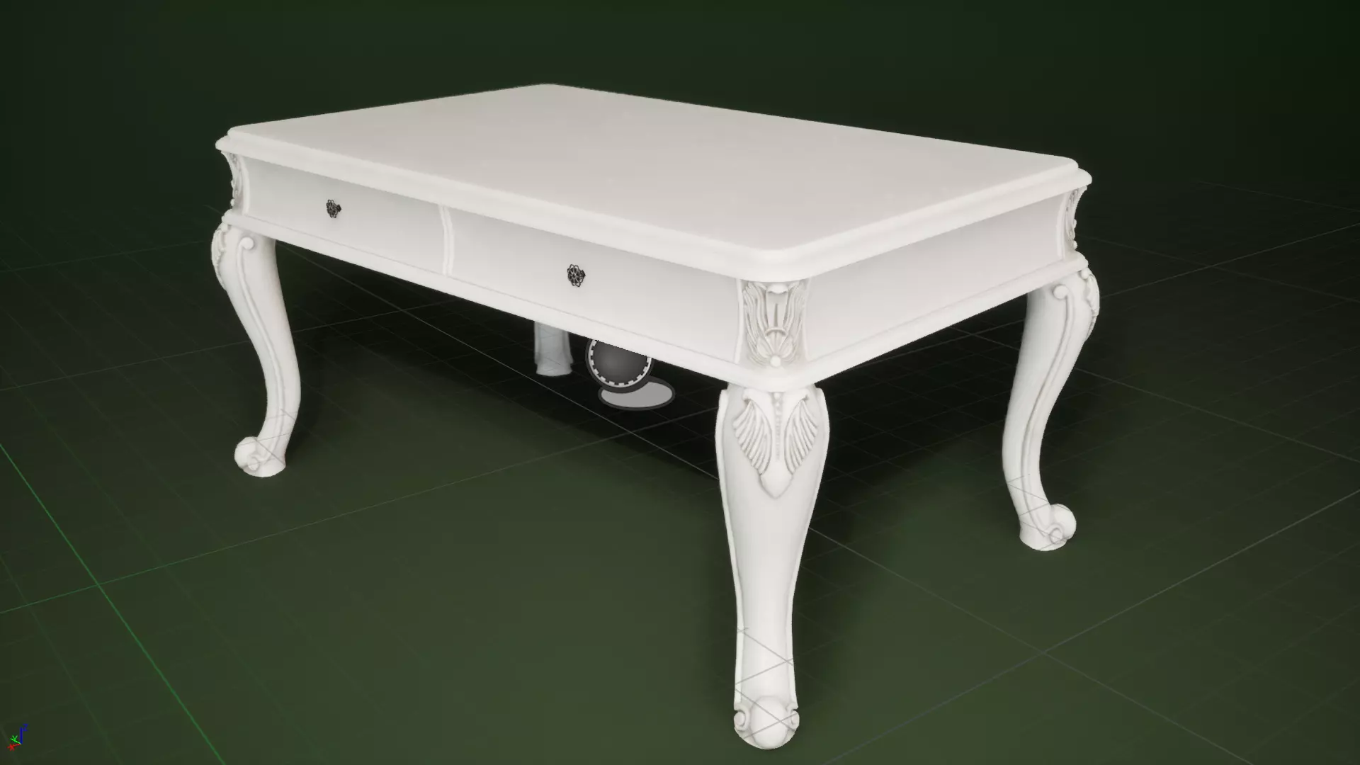 Victorian Coffee Table 3D model_0