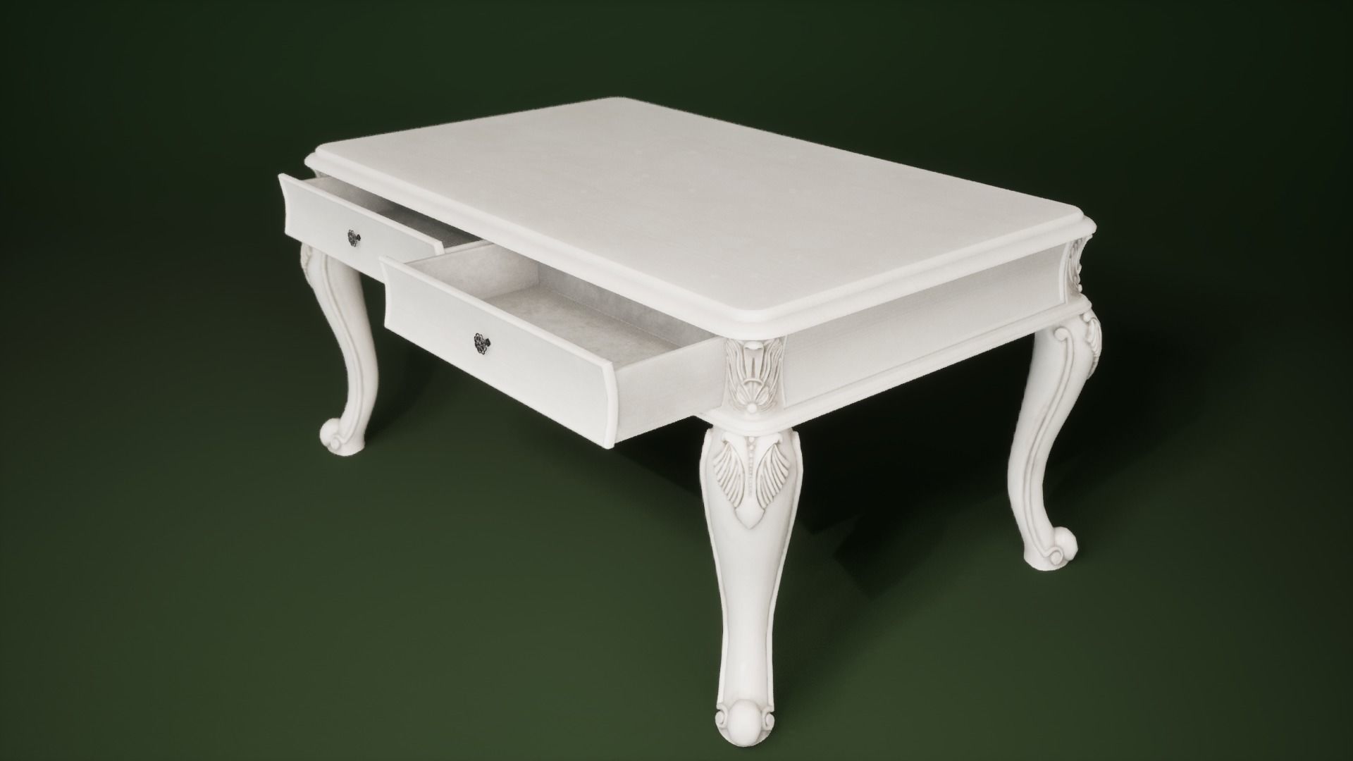 Victorian Coffee Table 3D model_4
