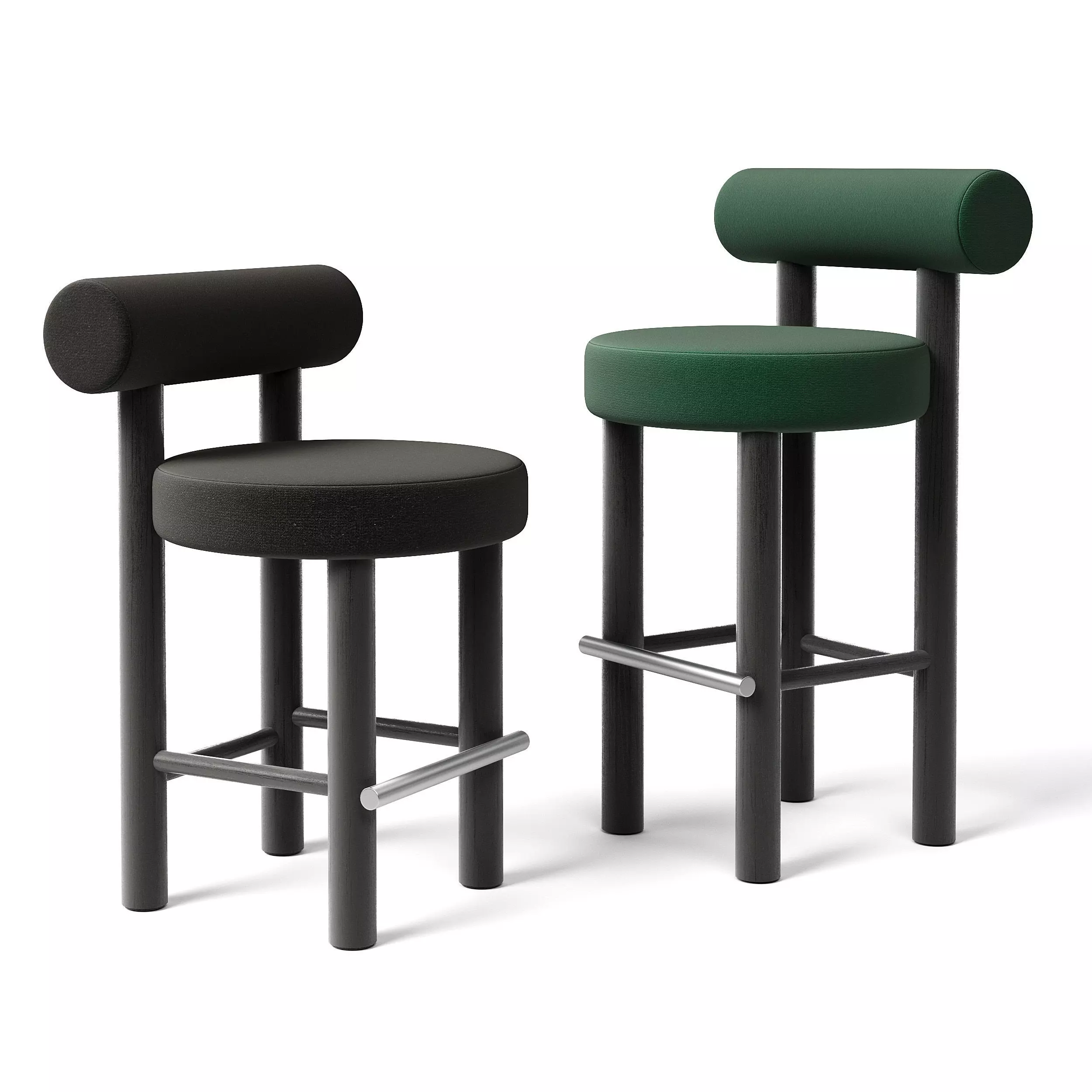 Noom Counter Bar Chair Gropius Free 3D model