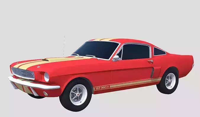 25 mustang Free 3D model