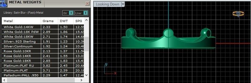 Minimal crown ring 119-MW 3D print model_25