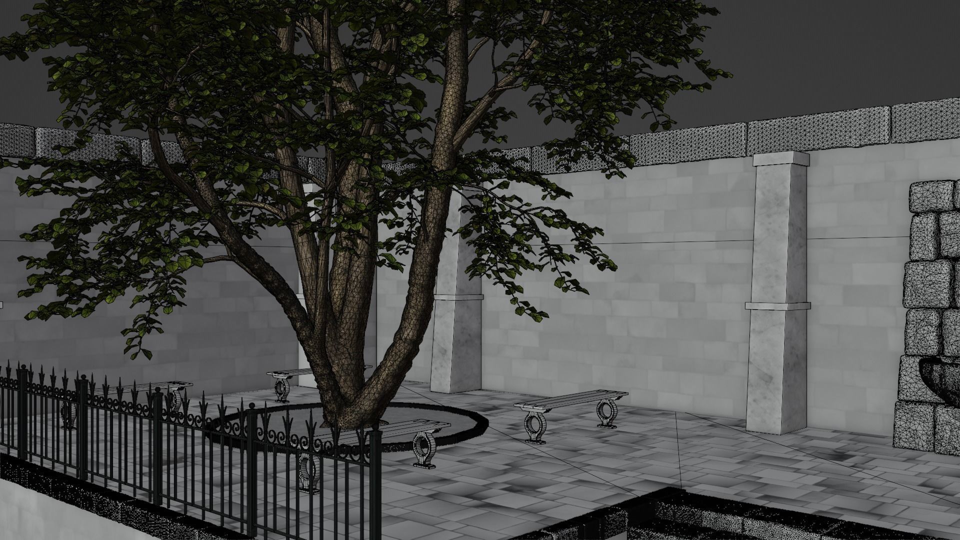 Medieval City 3D model_16