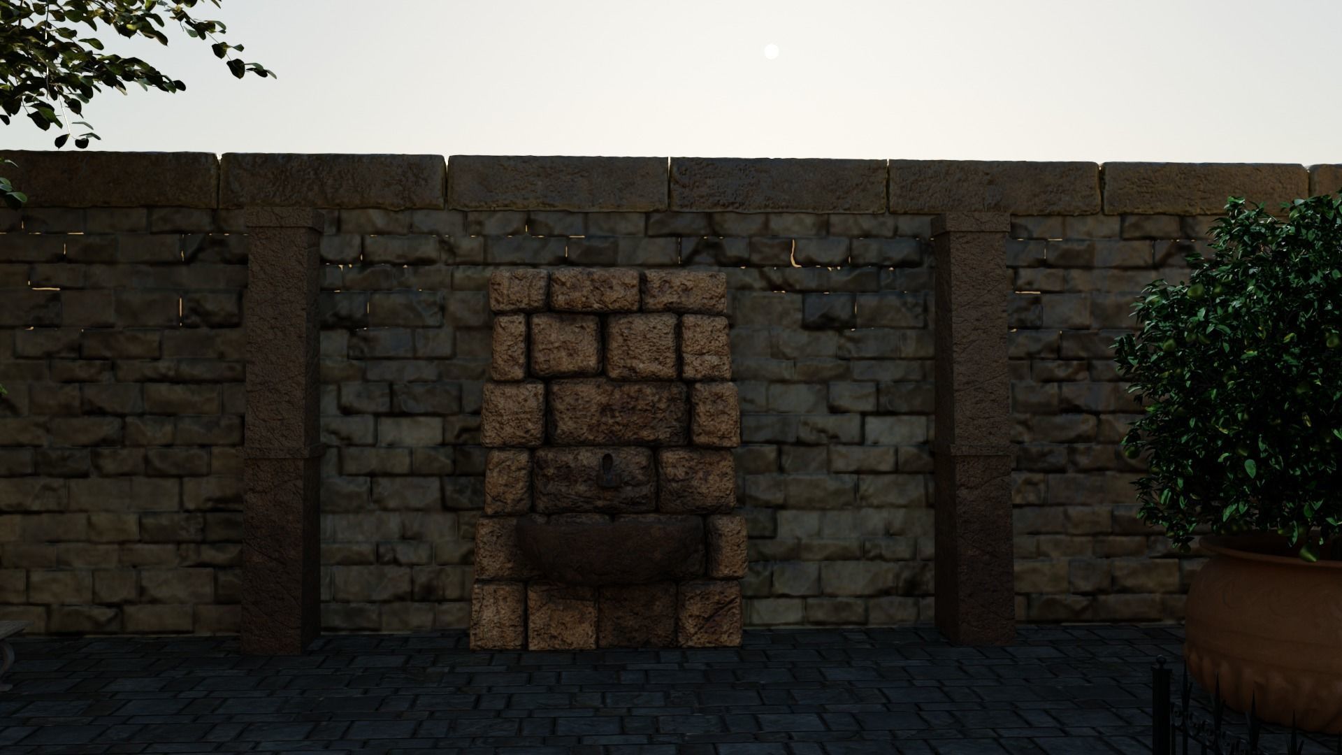 Medieval City 3D model_5