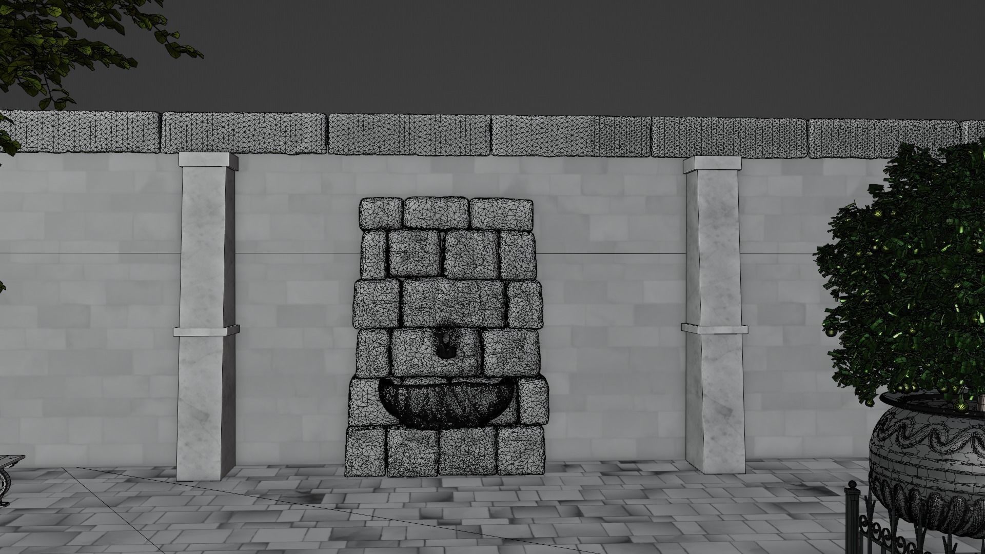 Medieval City 3D model_17