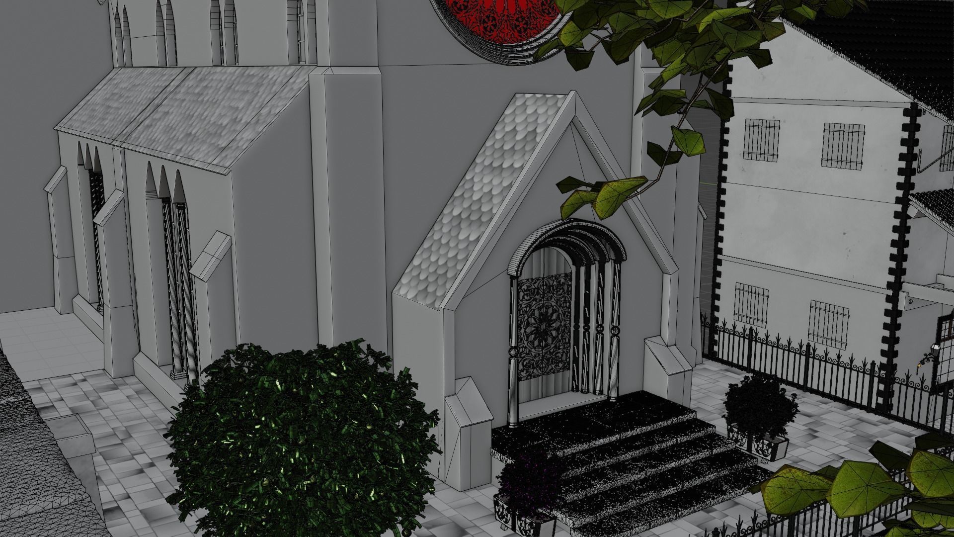 Medieval City 3D model_18