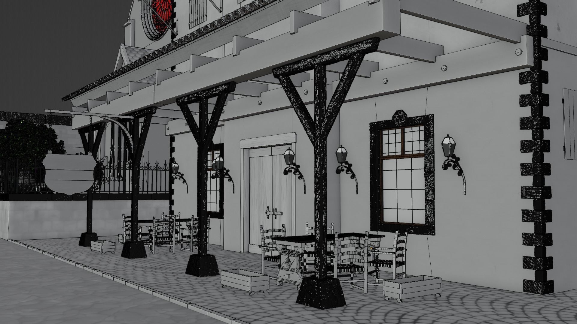 Medieval City 3D model_20