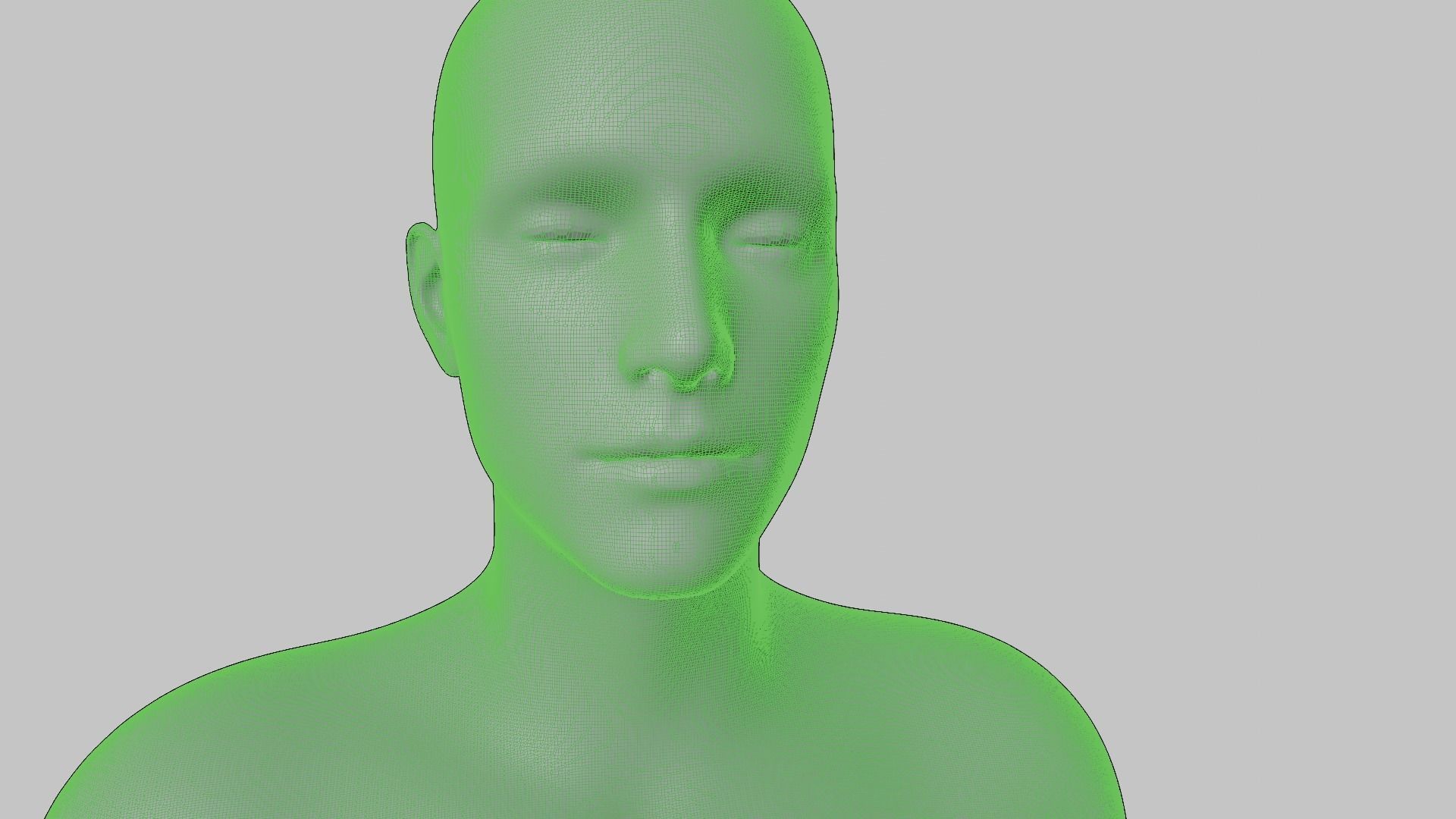 Sculpture of a meditating man Free 3D print model_6