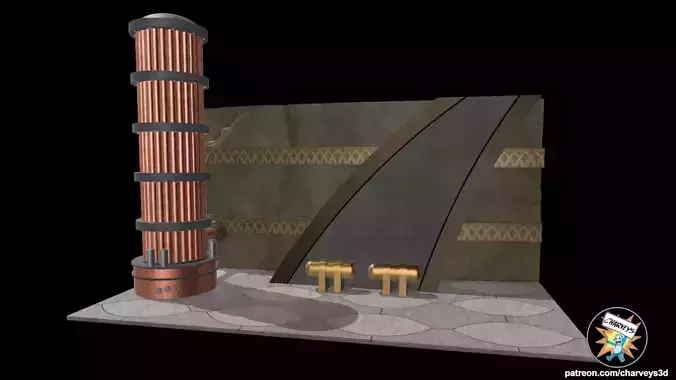 Star Wars Geonosis Hangar Diorama for action figures